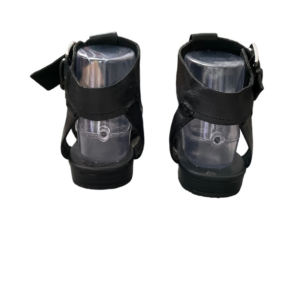 Franco Sarto Women's Wyona Gladiator Black Wedge Heel Sandal Leather - Picture 6 of 8